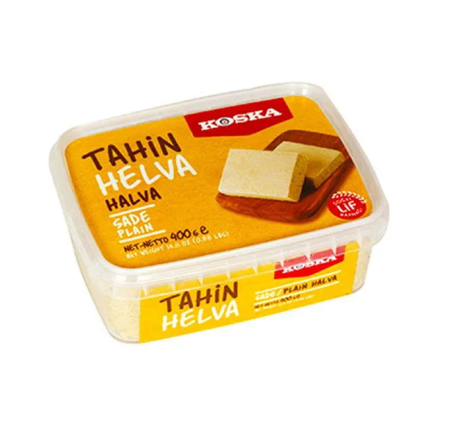 KOSKA Plain Halva 400g x 12